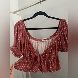 Tie in the front top from urban outfitters